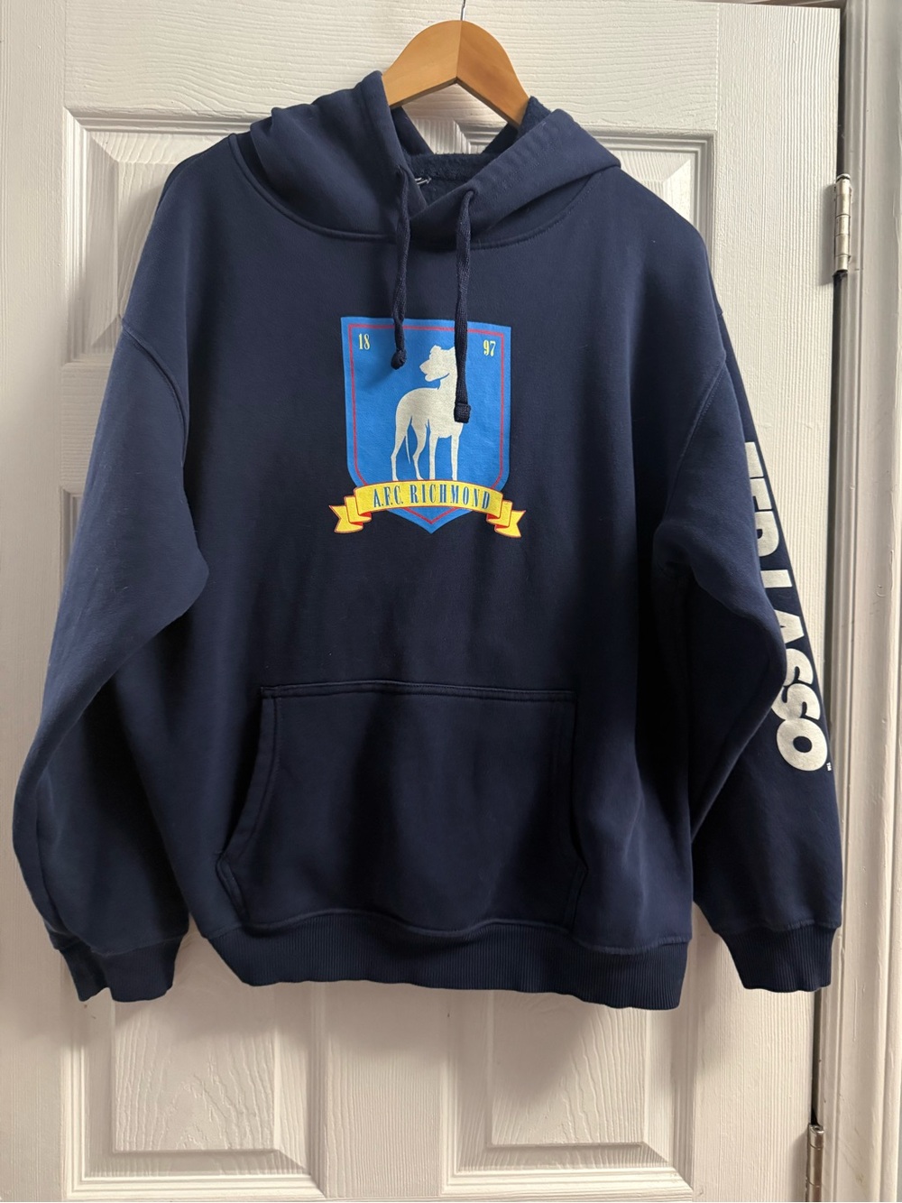 Ted Lasso AFC Richmond Hoodie Large Sweatshirt Navy XL